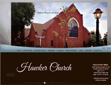 Tablet Screenshot of hawkerucc.org